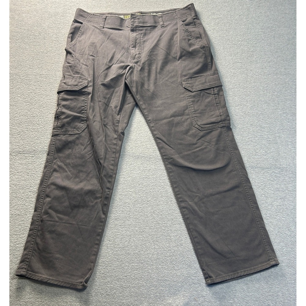 Lee Extreme Comfort MVP Cargo Pants Mens Gray 36x30 Straight Fit Stretch Utility